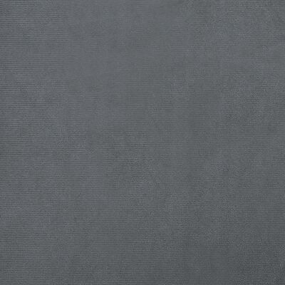 vidaXL Dětská pohovka tmavě šedá 70 x 45 x 30 cm samet