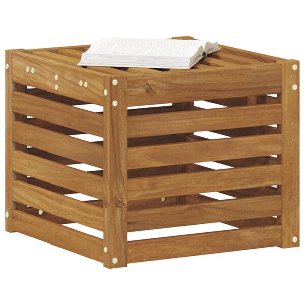 vidaXL Outdoorov&yacute; stoličkov&yacute; benč Př&iacute;rodn&iacute; 43 x 43 x 37 cm