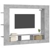 vidaXL TV skř&iacute;ňka betonově &scaron;ed&aacute; 152 x 22 x 113 cm kompozitn&iacute; dřevo