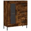 vidaXL Skř&iacute;ň highboard kouřov&yacute; dub 69,5 x 34 x 180 cm kompozitn&iacute; dřevo