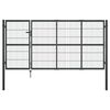 vidaXL Zahradn&iacute; br&aacute;na se sloupky ocelov&aacute; 350 x 120 cm antracitov&aacute;