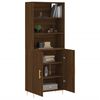 vidaXL Skř&iacute;ň highboard hněd&yacute; dub 69,5 x 34 x 180 cm kompozitn&iacute; dřevo