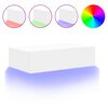 vidaXL TV skř&iacute;ňka s LED osvětlen&iacute;m b&iacute;l&aacute; 60 x 35 x 15,5 cm