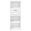 vidaXL Skříň highboard bílá 45 x 42,5 x 124 cm kompozitní dřevo