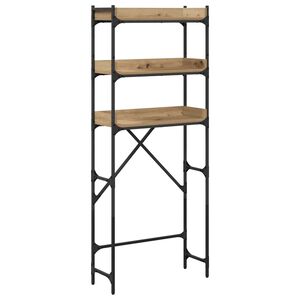 vidaXL Police na pračku s polic&iacute; Artisanov&yacute; dub 67 x 25 x 163 cm