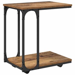 vidaXL Bočn&iacute; stůl Star&eacute; dřevo 50 x 35 x 55.5 cm Kompozitn&iacute; dřevo