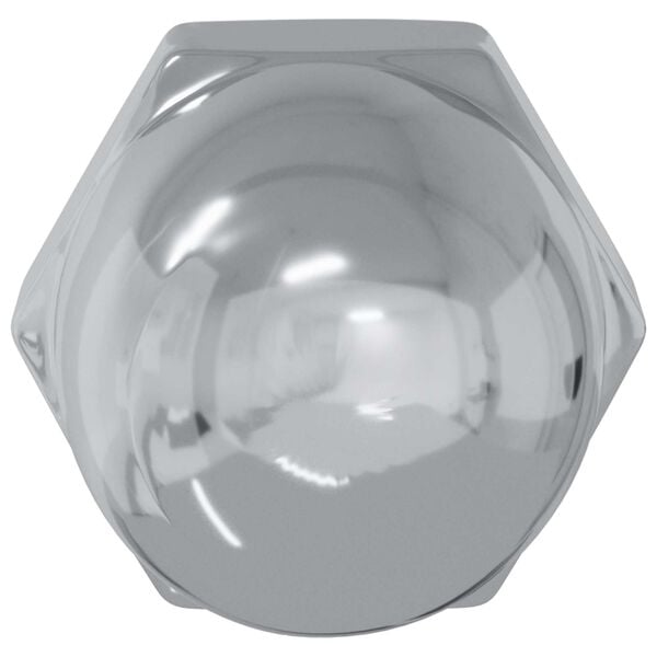 vidaXL Matice 12 pcs Stř&iacute;brn&aacute; M6 x 10 mm Železo