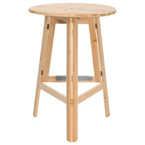 vidaXL Skl&aacute;dac&iacute; barov&yacute; stůl 78 cm jedlov&eacute; dřevo