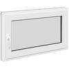 vidaXL Okeno do suter&eacute;nu RISOR 100 x 70 cm PVC a sklo Antracitov&aacute;