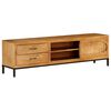 vidaXL TV stolek z masivního mangovníkového dřeva 140 x 30 x 40 cm