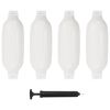 vidaXL Lodn&iacute; n&aacute;razn&iacute;k 4 ks b&iacute;l&yacute; 41 x 11,5 cm PVC