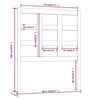 vidaXL Čelo postele 80,5 x 4 x 100 cm masivn&iacute; borovice