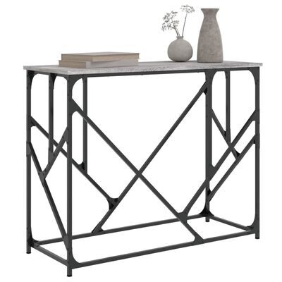 vidaXL Konzolový stolek šedý sonoma 100 x 40 x 80 cm kompozitní dřevo