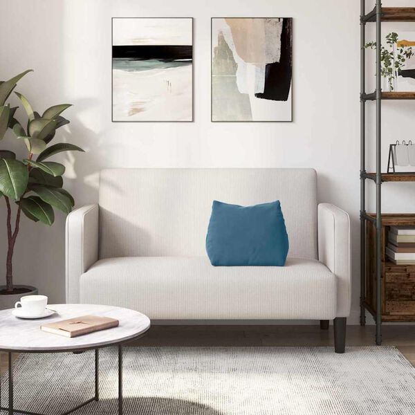 vidaXL Pol&scaron;t&aacute;ř na z&aacute;da Modr&aacute; 45 x 20 x 35 cm Žebrovan&aacute; l&aacute;tka