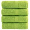 vidaXL Premium ručn&iacute;ky SOLUND 4ks jablkově zelen&eacute; 30x50cm 600g/m&sup2;
