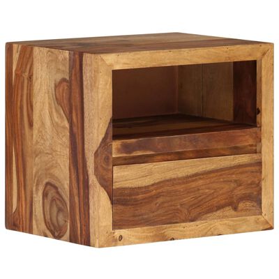 vidaXL Noční stolek z masivního sheeshamového dřeva 40 x 30 x 35 cm