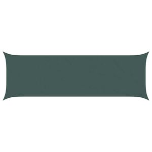 vidaXL Slunečn&iacute; plachta Tmavě zelen&aacute; 2 x 6 m 100% polyester Oxford