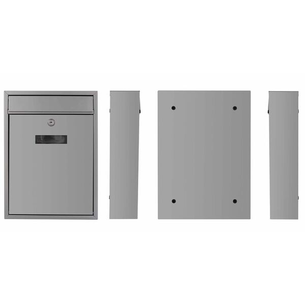 Perel Po&scaron;tovn&iacute; schr&aacute;nka Ibiza stř&iacute;brn&aacute; BG40003