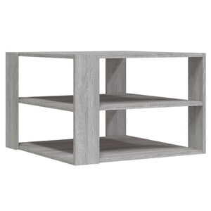 vidaXL Konferenčn&iacute; stolek &scaron;ed&yacute; sonoma 58x58x40 cm kompozitn&iacute; dřevo