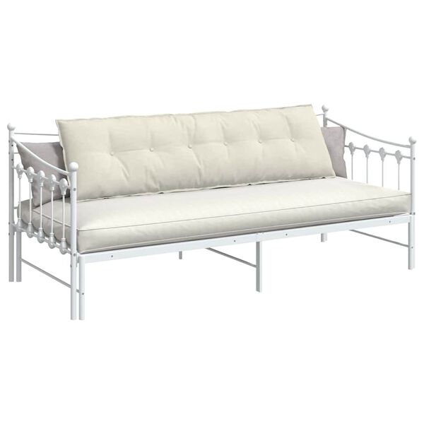 vidaXL Pol&scaron;t&aacute;ř na z&aacute;da Kr&eacute;mov&aacute; 180 x 50 cm Žebrovan&aacute; l&aacute;tka