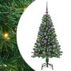 vidaXL Uměl&yacute; v&aacute;nočn&iacute; stromeček Zelen&aacute; 120 cm PVC, ocel a plast