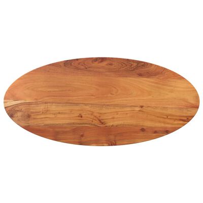vidaXL Stolní deska 110 x 40 x 2,5 cm oválná masivní akáciové dřevo