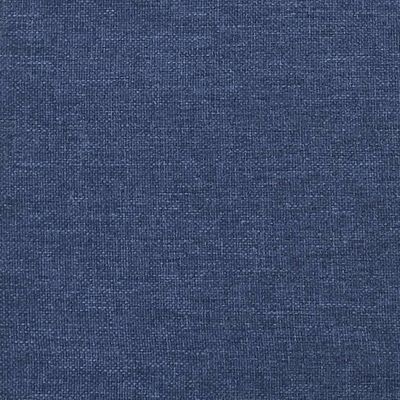 vidaXL Zvedací polohovací křeslo modré textil