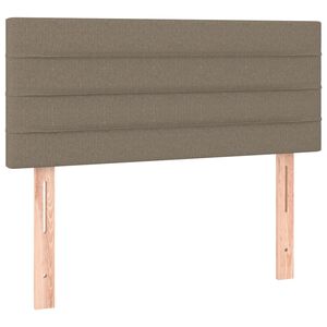 vidaXL Čelo postele taupe 80 x 5 x 78/88 cm textil