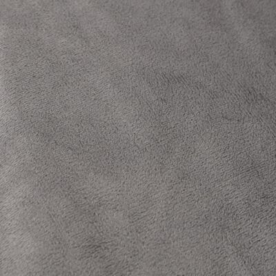 vidaXL Zátěžová deka s povlečením šedá 138 x 200 cm 10 kg textil