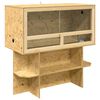 vidaXL Ter&aacute;rium Hněd&aacute; 100 x 50 x 100 cm OSB
