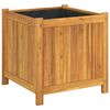 vidaXL Zahradn&iacute; truhl&iacute;k s vložkou 50x50x50 cm masivn&iacute; ak&aacute;ciov&eacute; dřevo