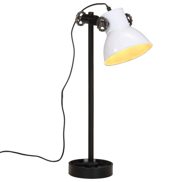 vidaXL Stoln&iacute; lampa 25 W b&iacute;l&aacute; 15 x 15 x 55 cm E27