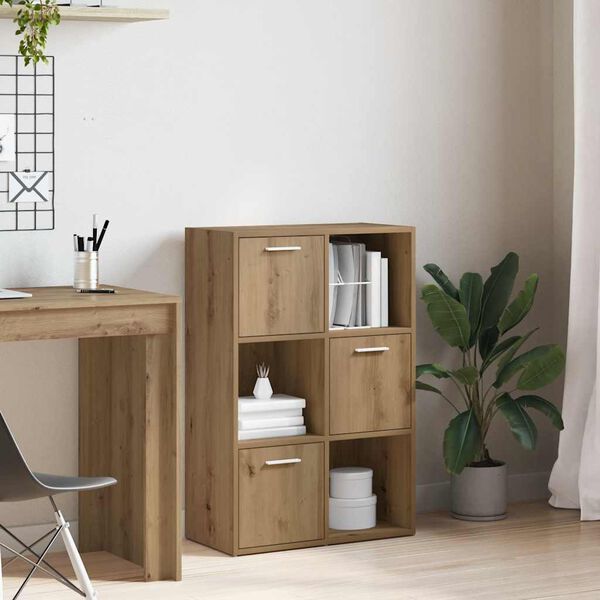 vidaXL Knihovna dub artisan 60,5 x 30 x 90 cm kompozitn&iacute; dřevo