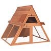 vidaXL Kr&aacute;l&iacute;k&aacute;rna 152 x 127 x 109,5 cm masivn&iacute; jedlov&eacute; dřevo