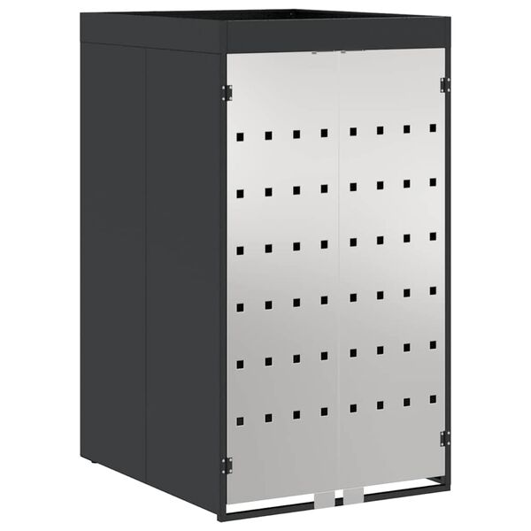 vidaXL Skladov&aacute;n&iacute; s ko&scaron;em a stř&iacute;&scaron;kou pro ko&scaron; 240L Antracit