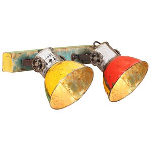 vidaXL Industri&aacute;ln&iacute; n&aacute;stěnn&aacute; lampa v&iacute;cebarevn&aacute; 45 x 25 cm E27