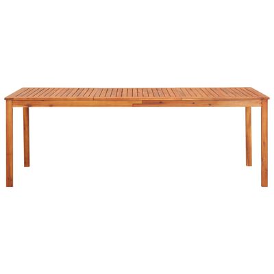 vidaXL Zahradní stůl 215 x 90 x 74 cm masivní akáciové dřevo
