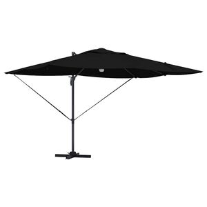 vidaXL Slunečn&iacute;k Čern&aacute; 351 x 250 x 253 cm Polyester a hlin&iacute;k