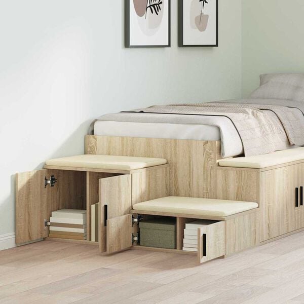 vidaXL Úložná skříňka dub sonoma 103 x 41 x 40 cm Kompozitní dřevo