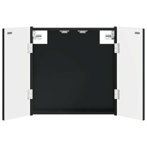 vidaXL Skř&iacute;ň na terče ALKMAAR Čern&aacute; 52,5 x 10,5 x 53,5 cm