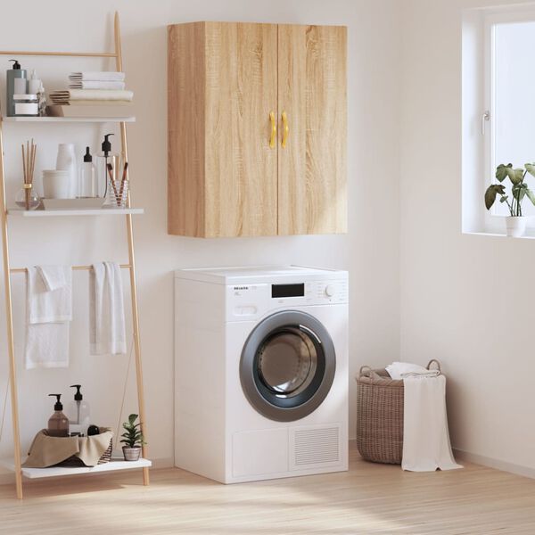 vidaXL N&aacute;stěnn&aacute; skř&iacute;ňka dub sonoma 69,5 x 34 x 90 cm