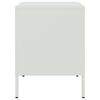 vidaXL Noční stolky 2 ks bílé 36 x 39 x 50,5 cm ocel