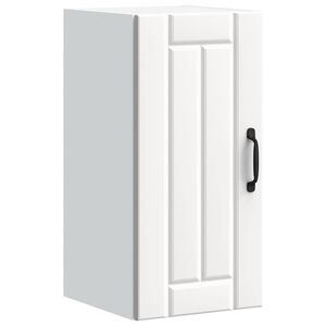 vidaXL Kuchyňsk&aacute; n&aacute;stěnn&aacute; skř&iacute;ňka "Lucca" b&iacute;l&yacute; kompozitn&iacute; dřevo