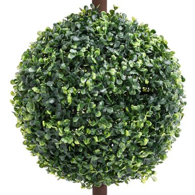 vidaXL Umělý zimostráz ve tvaru koule s květináčem zelený 118 cm