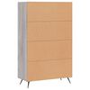 vidaXL Skř&iacute;ň highboard &scaron;ed&aacute; sonoma 69,5 x 31 x 115 cm kompozitn&iacute; dřevo