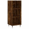 vidaXL Skř&iacute;ň highboard kouřov&yacute; dub 34,5 x 34 x 180 cm kompozitn&iacute; dřevo