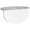 vidaXL N&aacute;stěnn&aacute; polička Betonově &scaron;ed&aacute; 38 x 19 x 19 cm kompozitn&iacute; dřevo