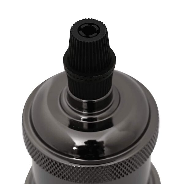 vidaXL Obj&iacute;mky 2 ks leskl&eacute; čern&eacute; E27