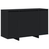 vidaXL Serv&iacute;rovac&iacute; skř&iacute;ň Čern&aacute; 120 x 41 x 75 cm Kompozitn&iacute; dřevo