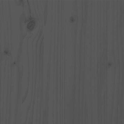 vidaXL Válenda masivní borové dřevo 140 x 190 cm šedá